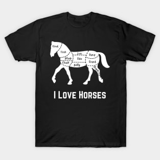 I Love Horses T-Shirt